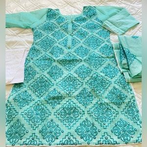 Beautiful Color Full Body Embroidered Cotton Salwar Kameez Suits, Women …